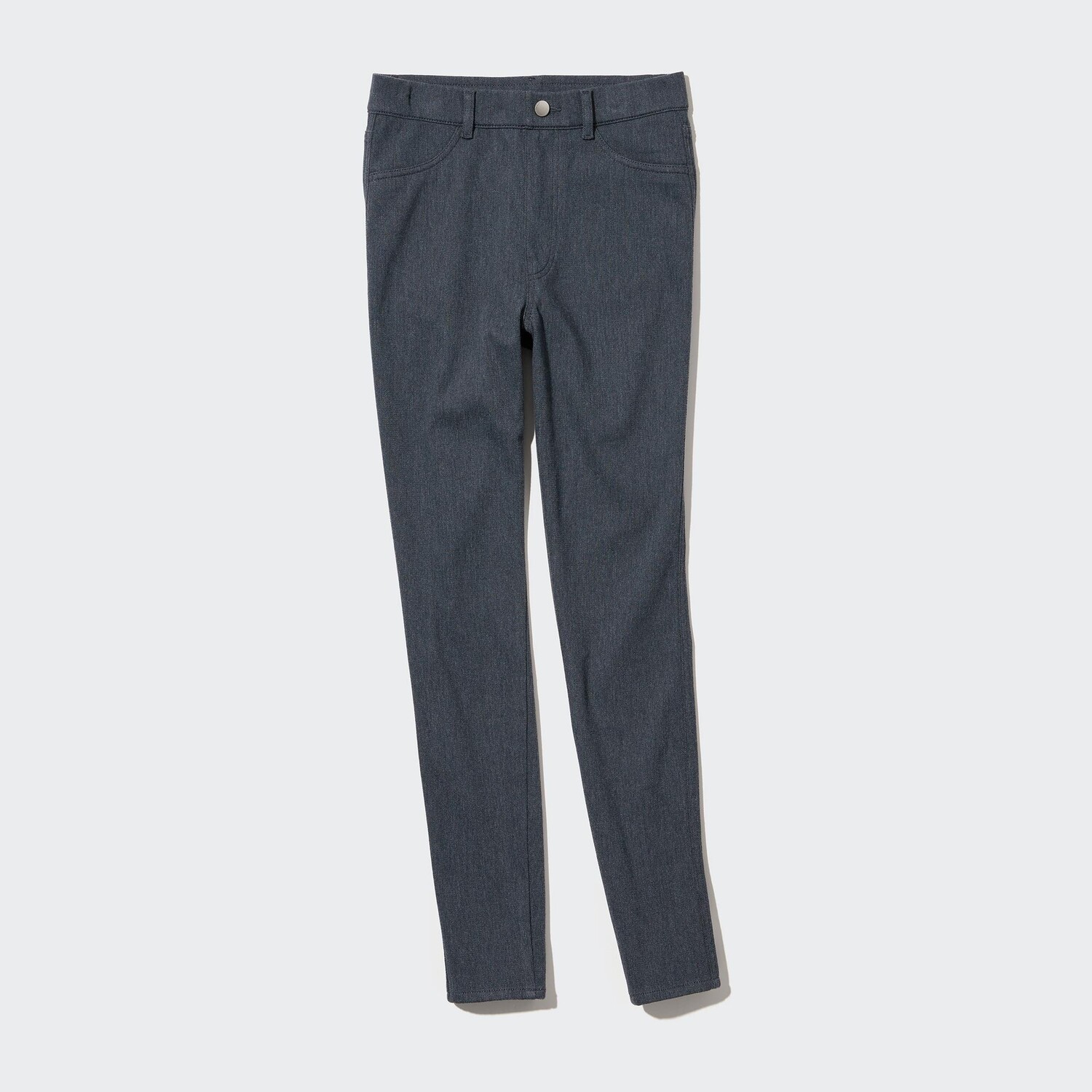 

Брюки UNIQLO heattech ultra с высокой посадкой, серый