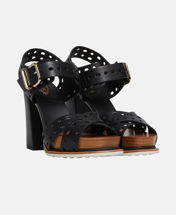 

Босоножки на каблуке Tod's, черный