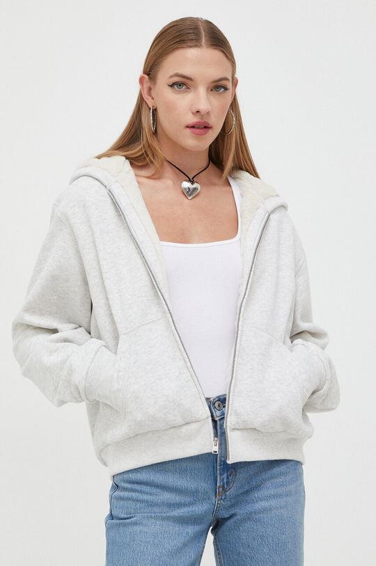 

Компания Холлистер толстовка с капюшоном Hollister Co., серый
