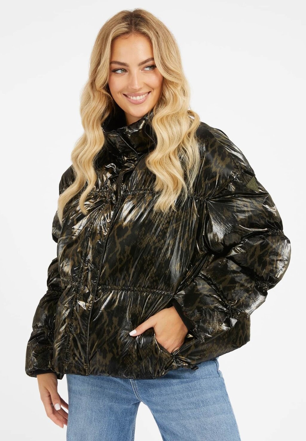 

Куртка Guess PYTHON-PRINT, цвет animalprint grün