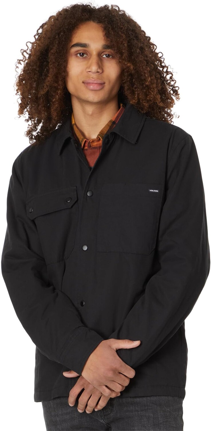 

Куртка Larkin Overshirt Jacket Volcom, черный