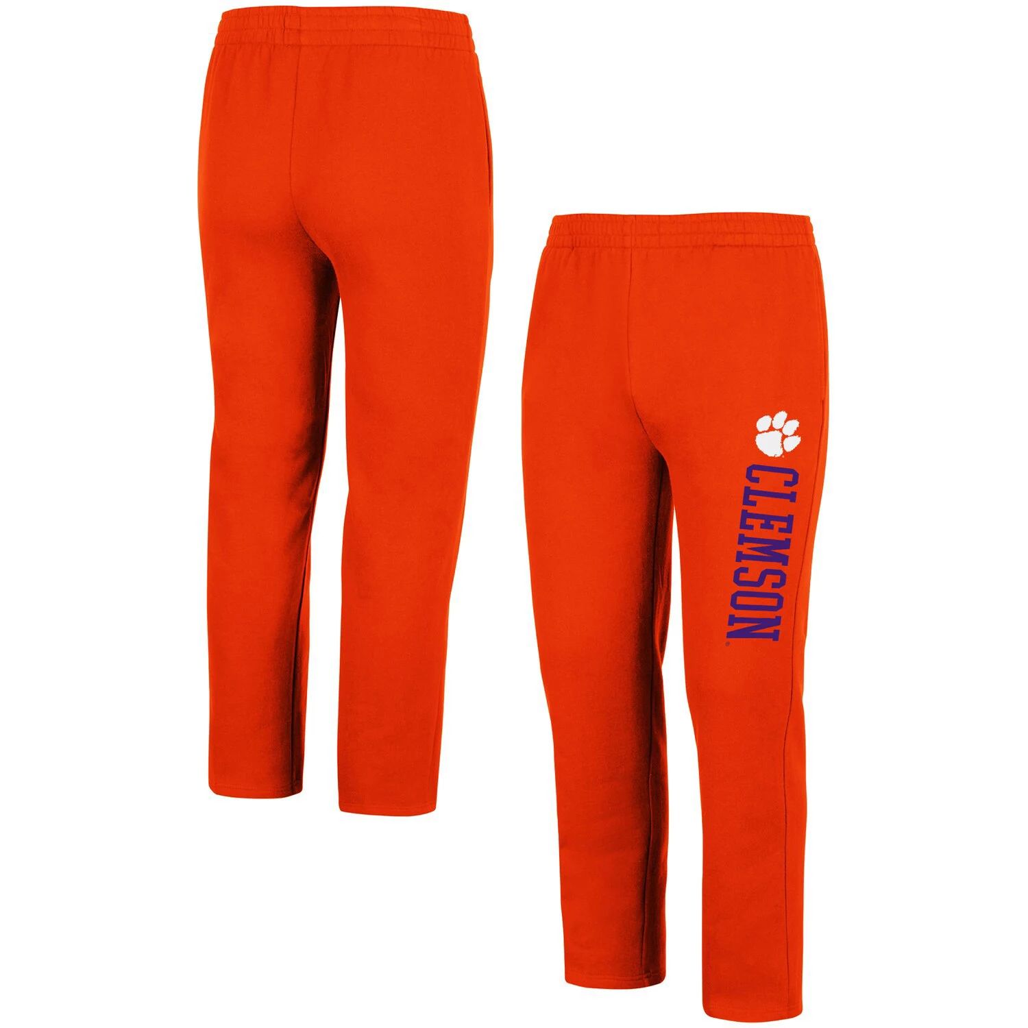 Мужские оранжевые флисовые брюки Clemson Tigers Colosseum