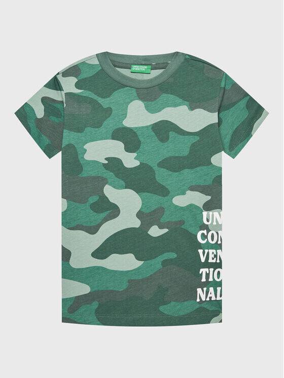 

Футболка стандартного кроя United Colors Of Benetton, зеленый