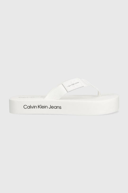 

Вьетнамки FLATFORM FLIPFLOP Calvin Klein Jeans, белый