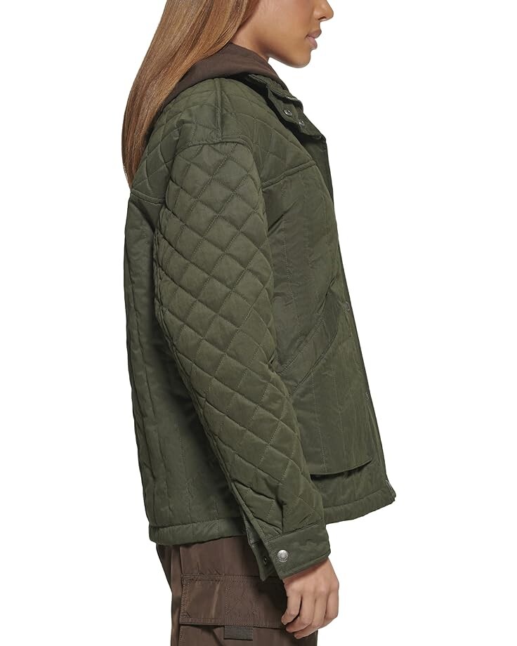 

Куртка Levi's Relaxed Quilted Utility Jacket, цвет Army Green