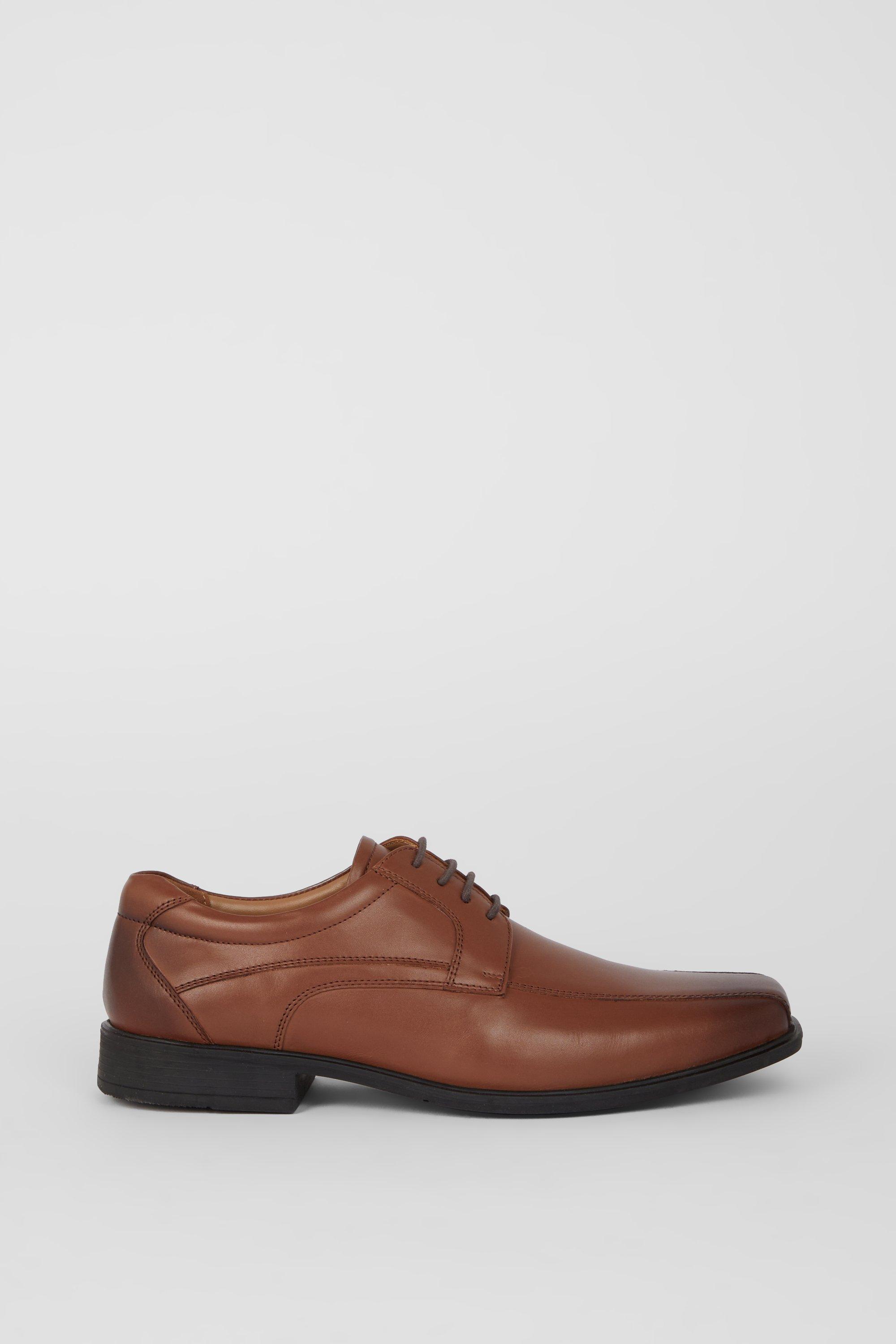 Кожаные туфли Airsoft Comfort на шнуровке Debenhams, коричневый ботинки дерби кожаные на шнуровке 39 черный