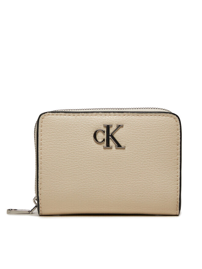 

Маленький женский кошелек Calvin Klein Jeans Minimal Monogram K60K612740, экрю