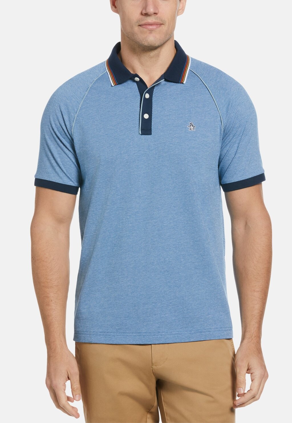 

Рубашка-поло PIPED JACQUARD Original Penguin, цвет dark blue