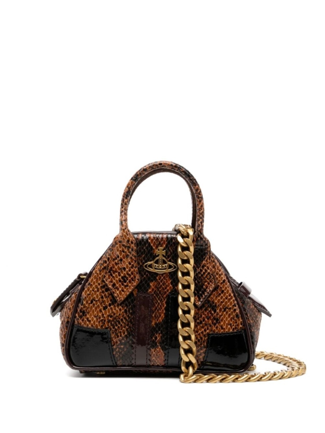 

Vivienne Westwood мини-сумка Yasmine с цепочкой, коричневый