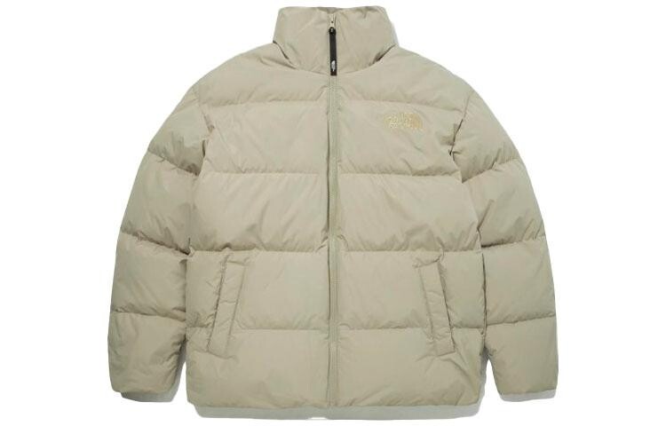 

Пуховик унисекс бежевый The North Face, бежевый