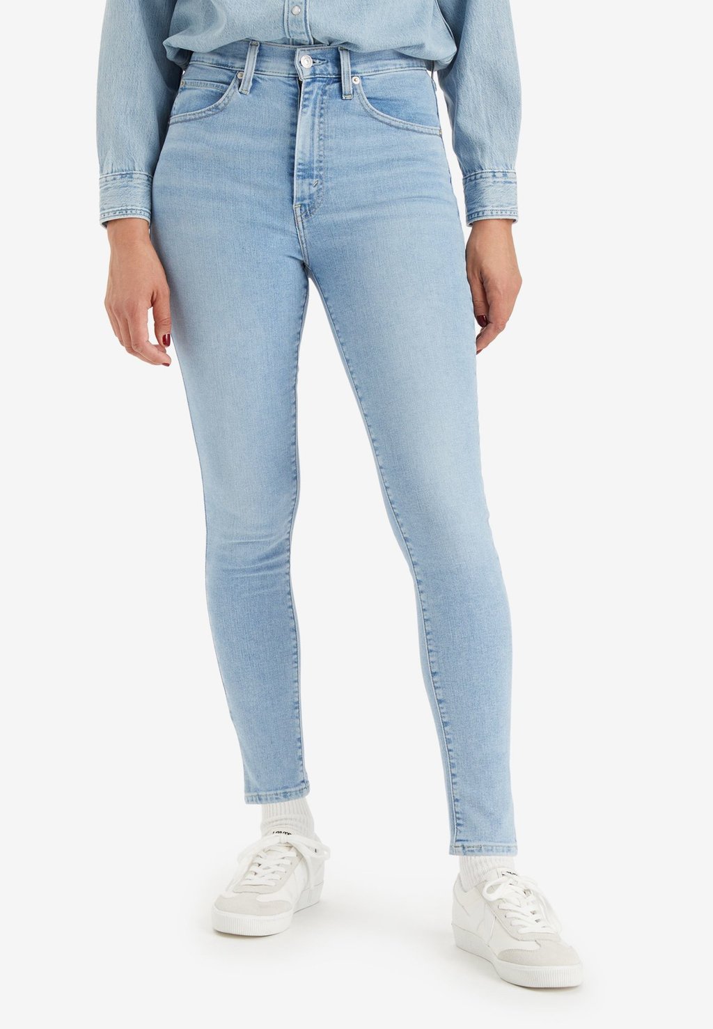 

джинсы скинни Retro High Skinny Levi's, цвет yeah whatever