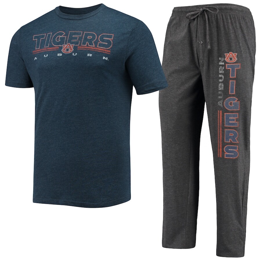 

Пижамный комплект Concepts Sport Auburn Tigers, угольный
