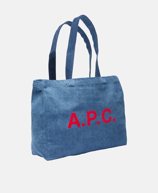 

Сумка шоппер A.P.C., индиго