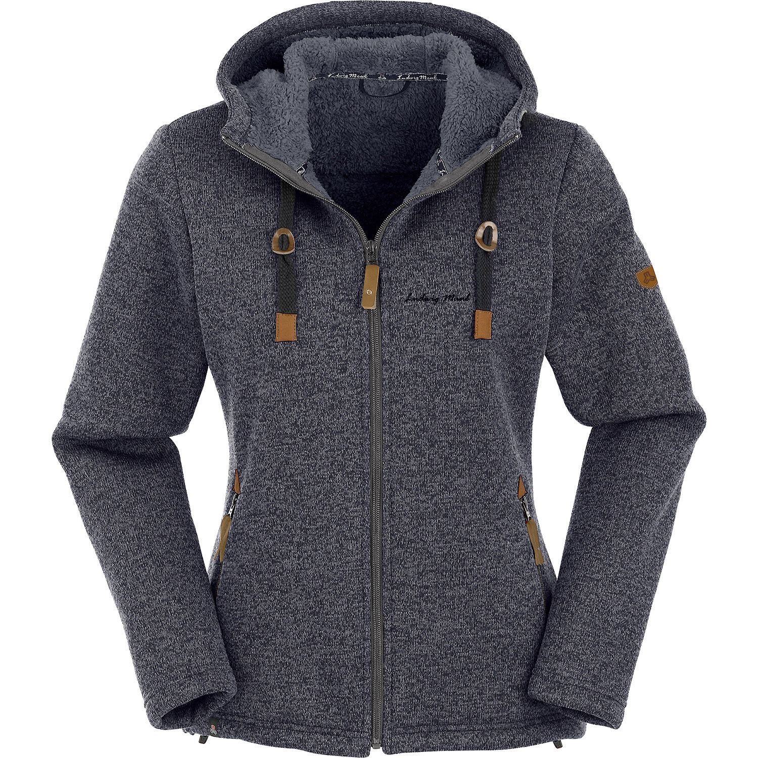 

Куртка Maul Sport Strickfleece Jacke Chieming, черный