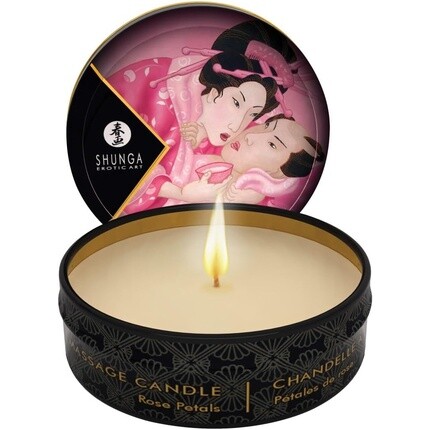 

Массажная свеча Shunga Aphrodisia с лепестками роз Pink Rose 30мл