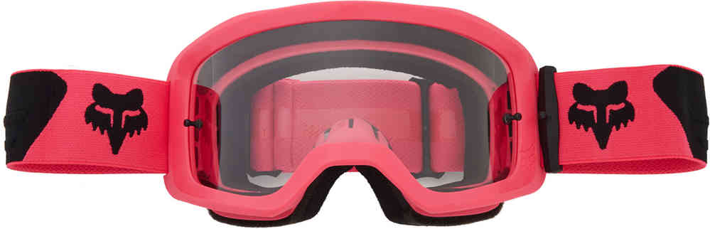 Молодежные очки для мотокросса Main Core FOX, черный/розовый