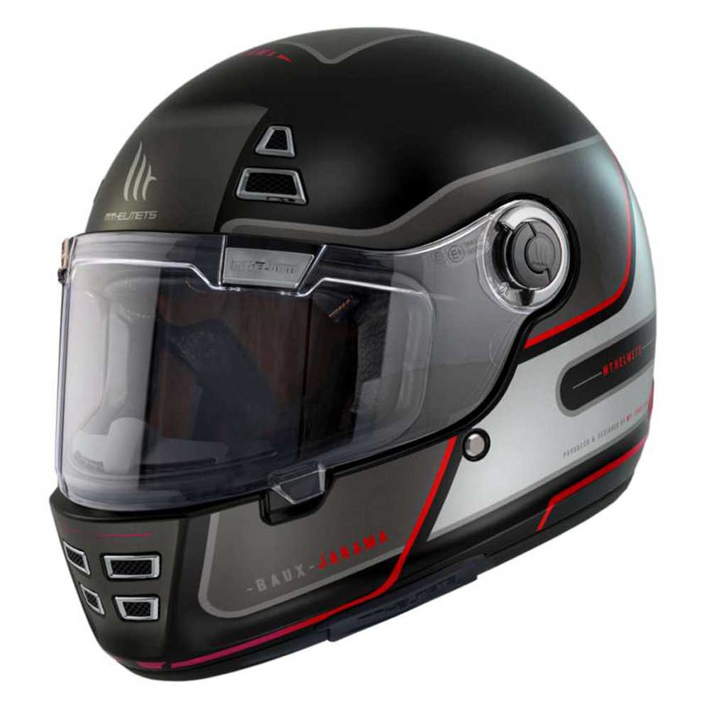 Шлем полнолицевой MT Helmets Jarama Baux, черный