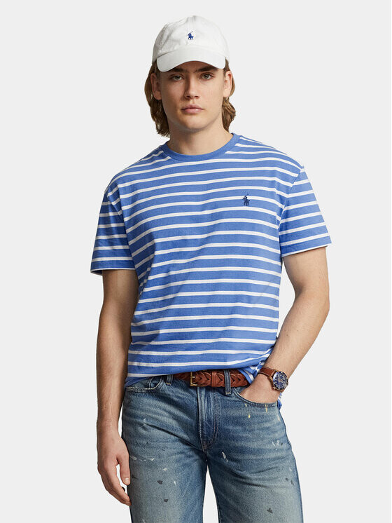 

Футболка классического кроя Polo Ralph Lauren, синий