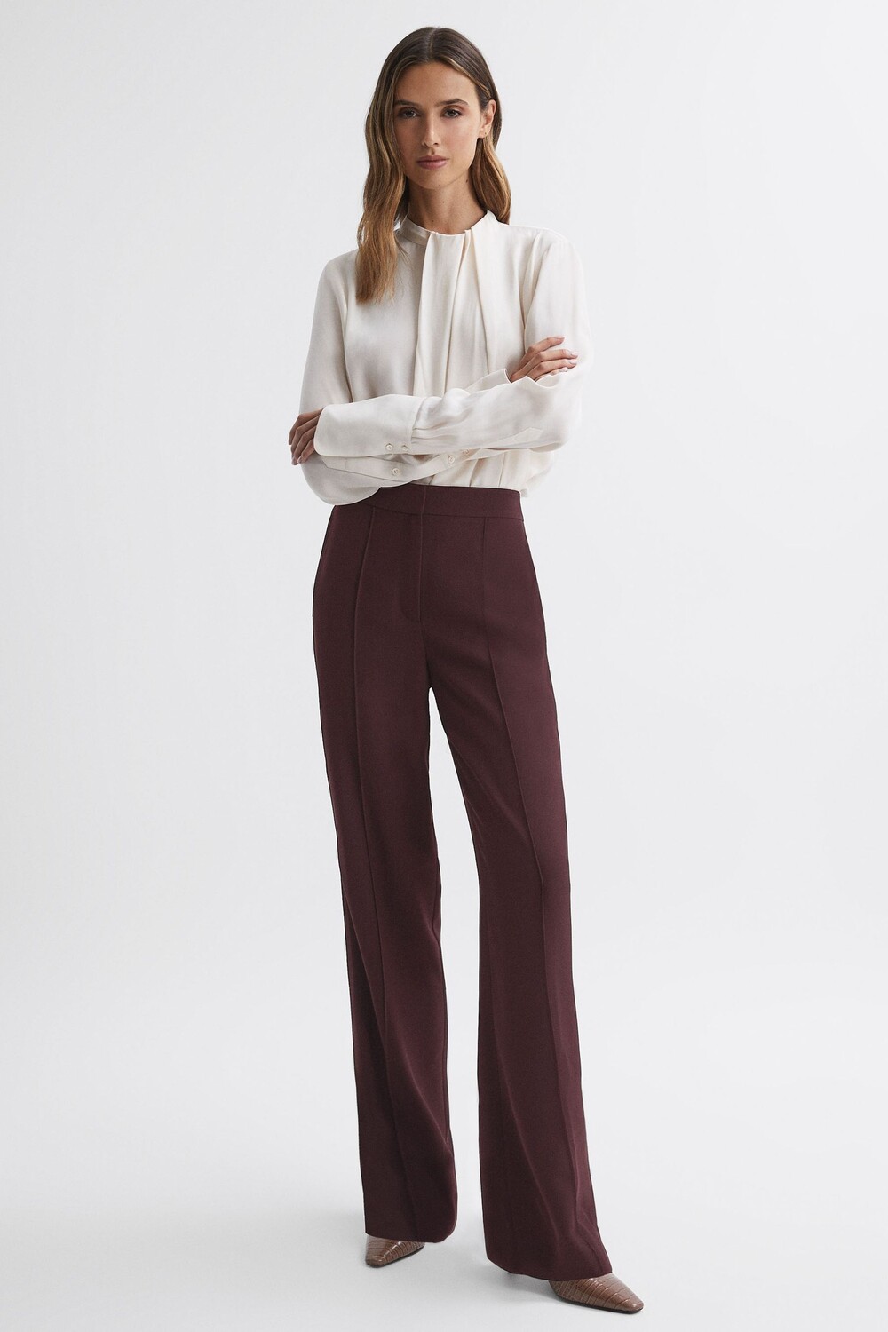 

Брюки Aleah без застежки Reiss, красный