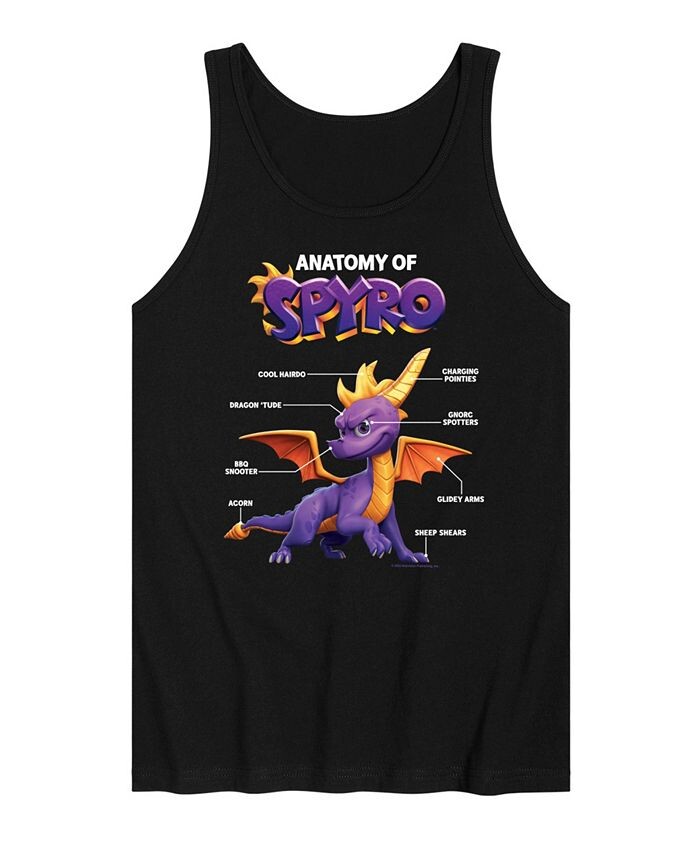 

Мужская анатомическая майка Spyro AIRWAVES, черный