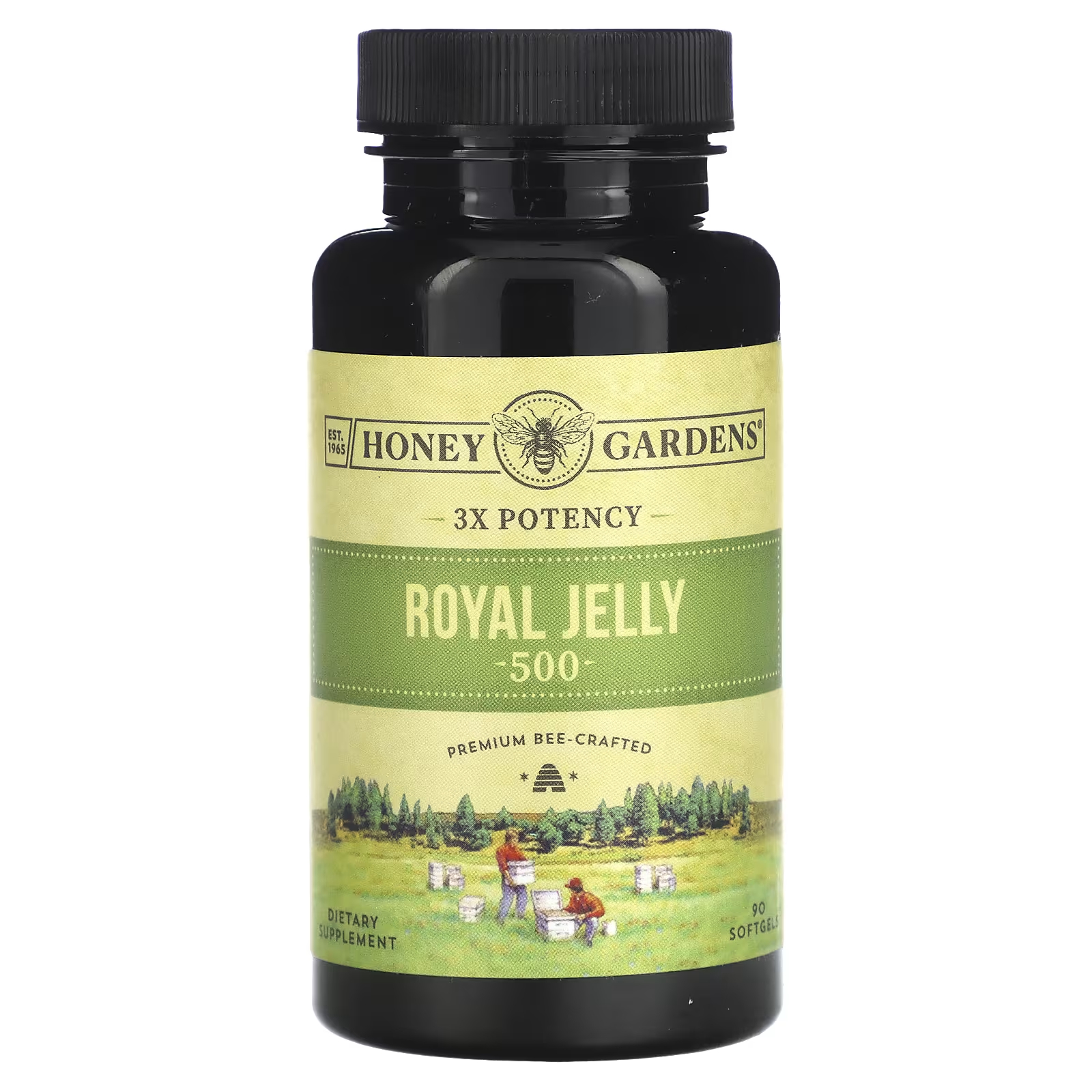 Пищевая добавка Honey Gardens Royal Jelly 3X Potency, 90 мягких таблеток