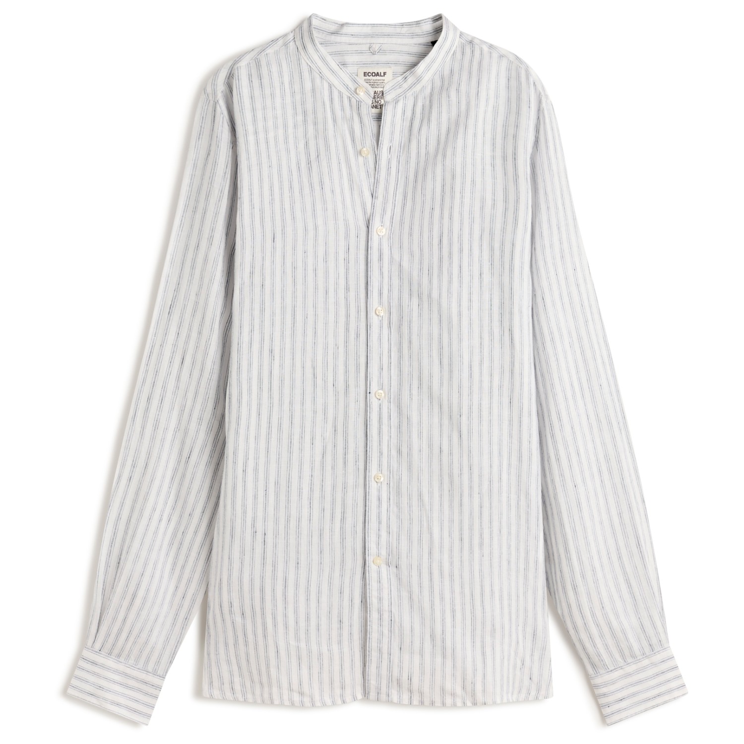 Рубашка Ecoalf Davidalf Shirt, цвет White Navy Stripe
