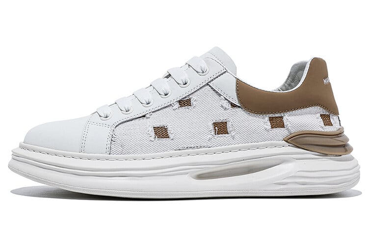 

Кеды мужские, обувь для скейтбординга низкая Fairwhale, цвет White/Beige