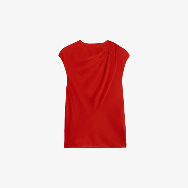 

Тканый топ misrina с драпировкой Ted Baker, красный