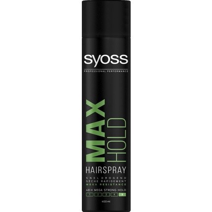 

Спрей для волос Max Hold 400мл, Syoss