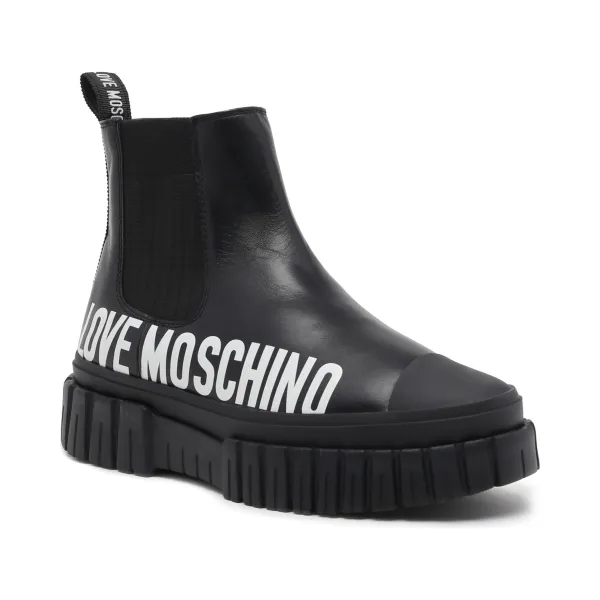 

Кожаные ботильоны Love Moschino, черный