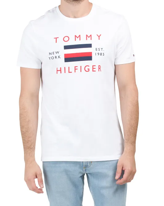 

Футболка с короткими рукавами, созданная Corp Tommy Hilfiger, белый