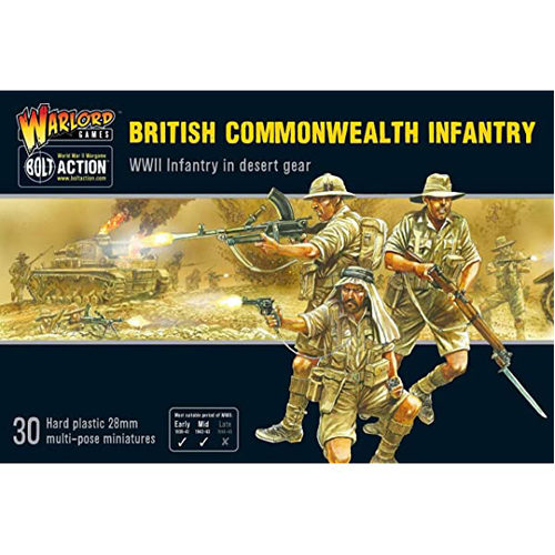 Фигурки British Commonwealth Infantry (In Desert Gear)
