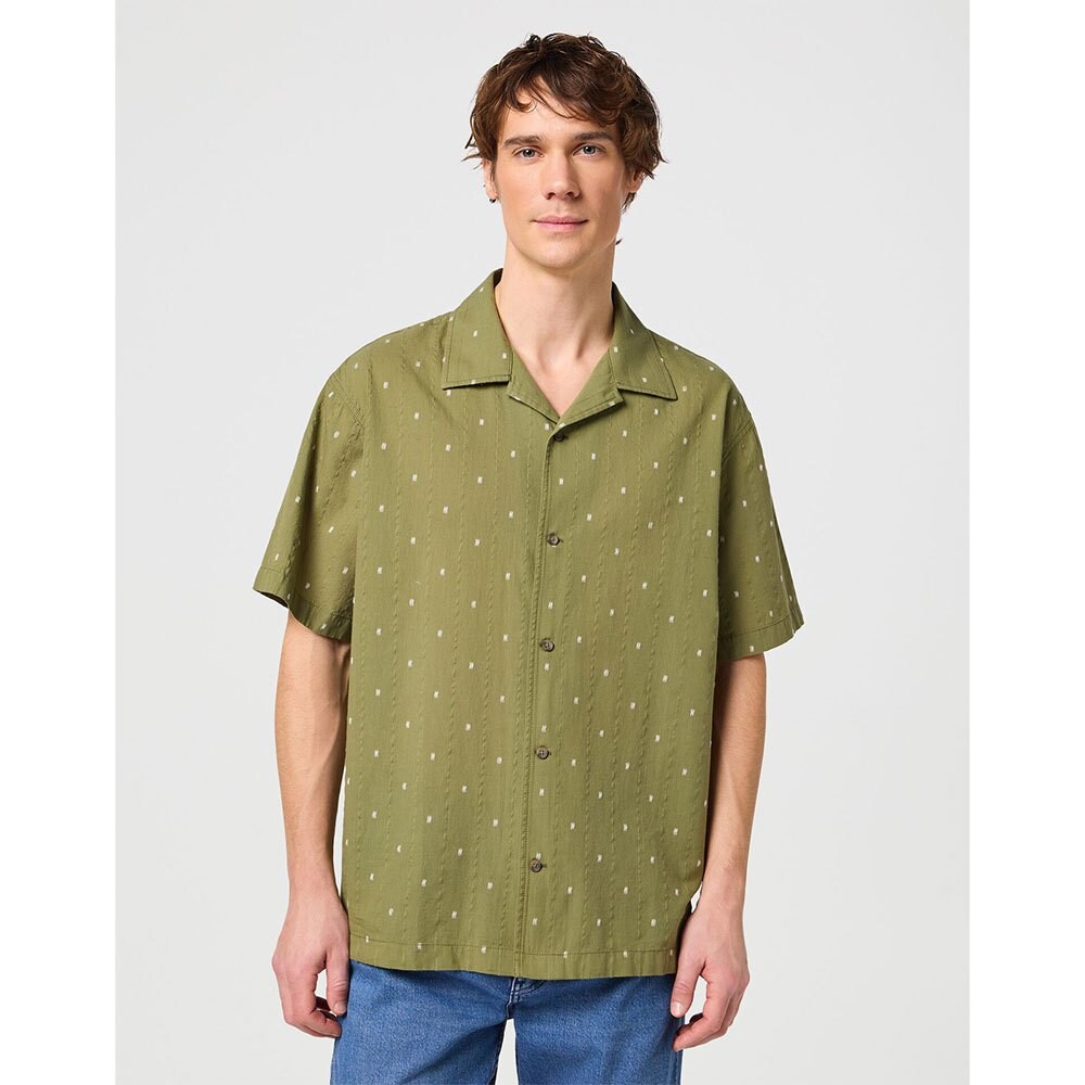 

Рубашка с коротким рукавом Wrangler 112350500 Resort, зеленый