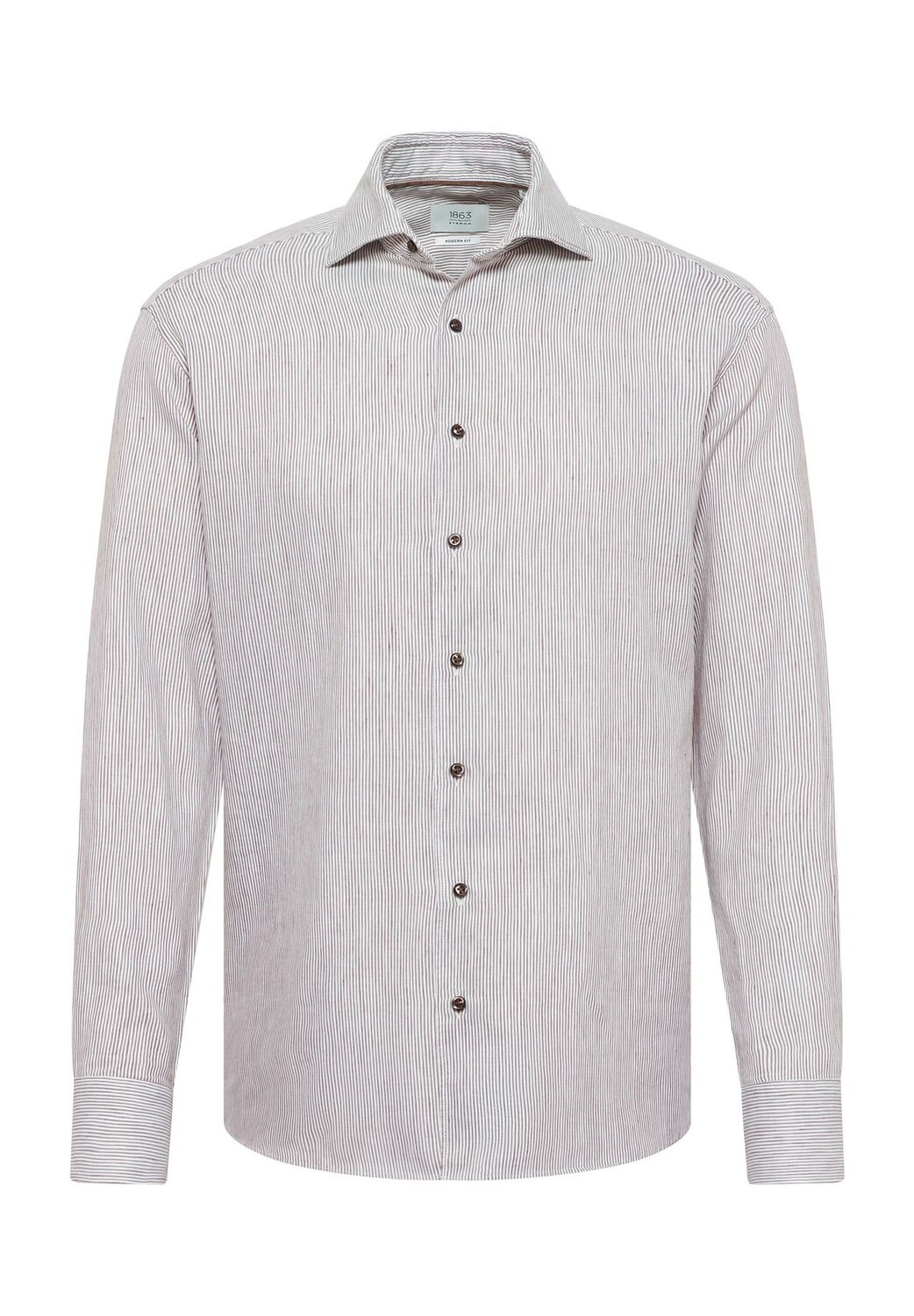 

Рубашка из твила MODERN FIT ETERNA, хаки