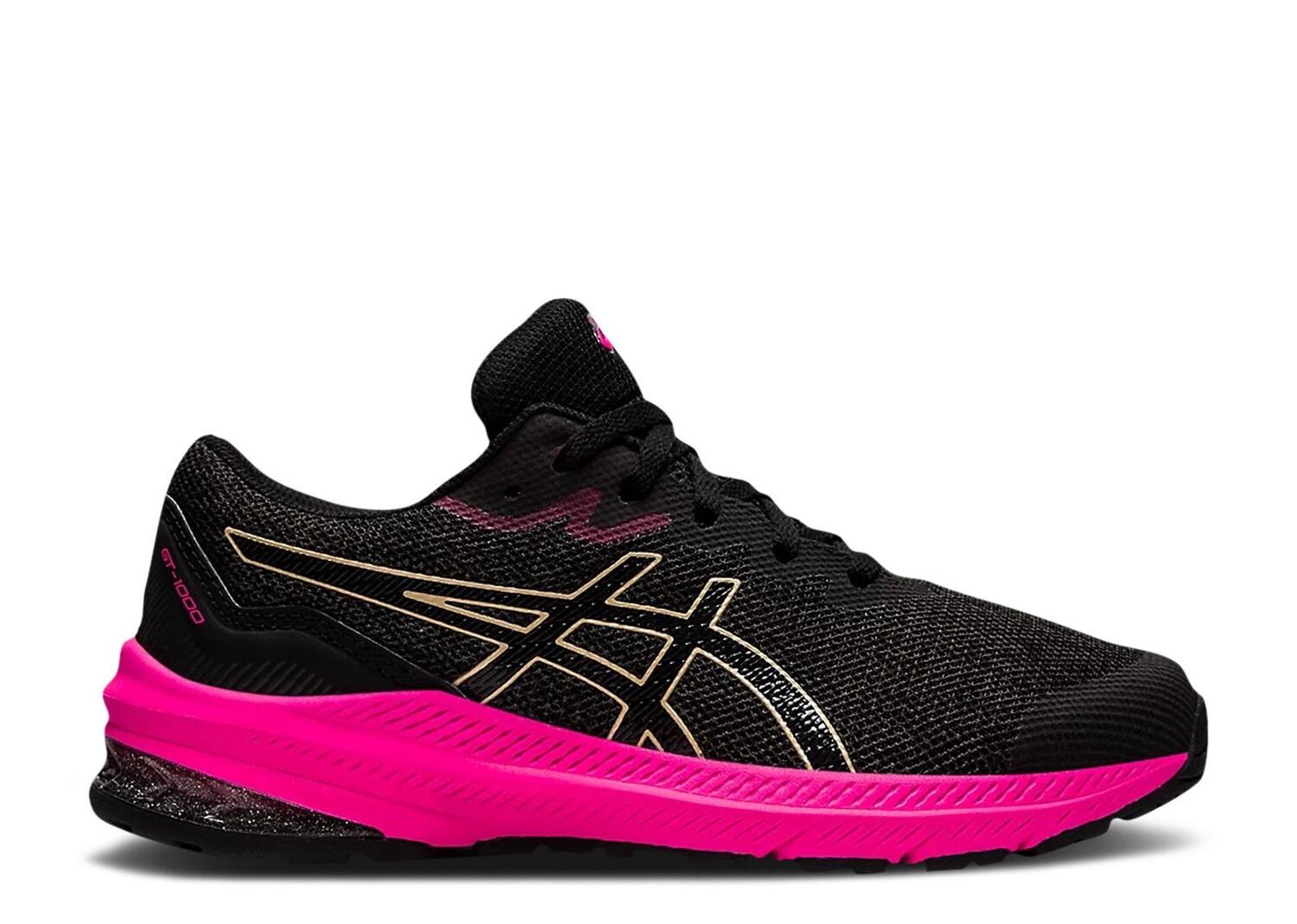 

Кроссовки ASICS Gt 1000 11 Gs 'Graphite Grey Champagne', черный