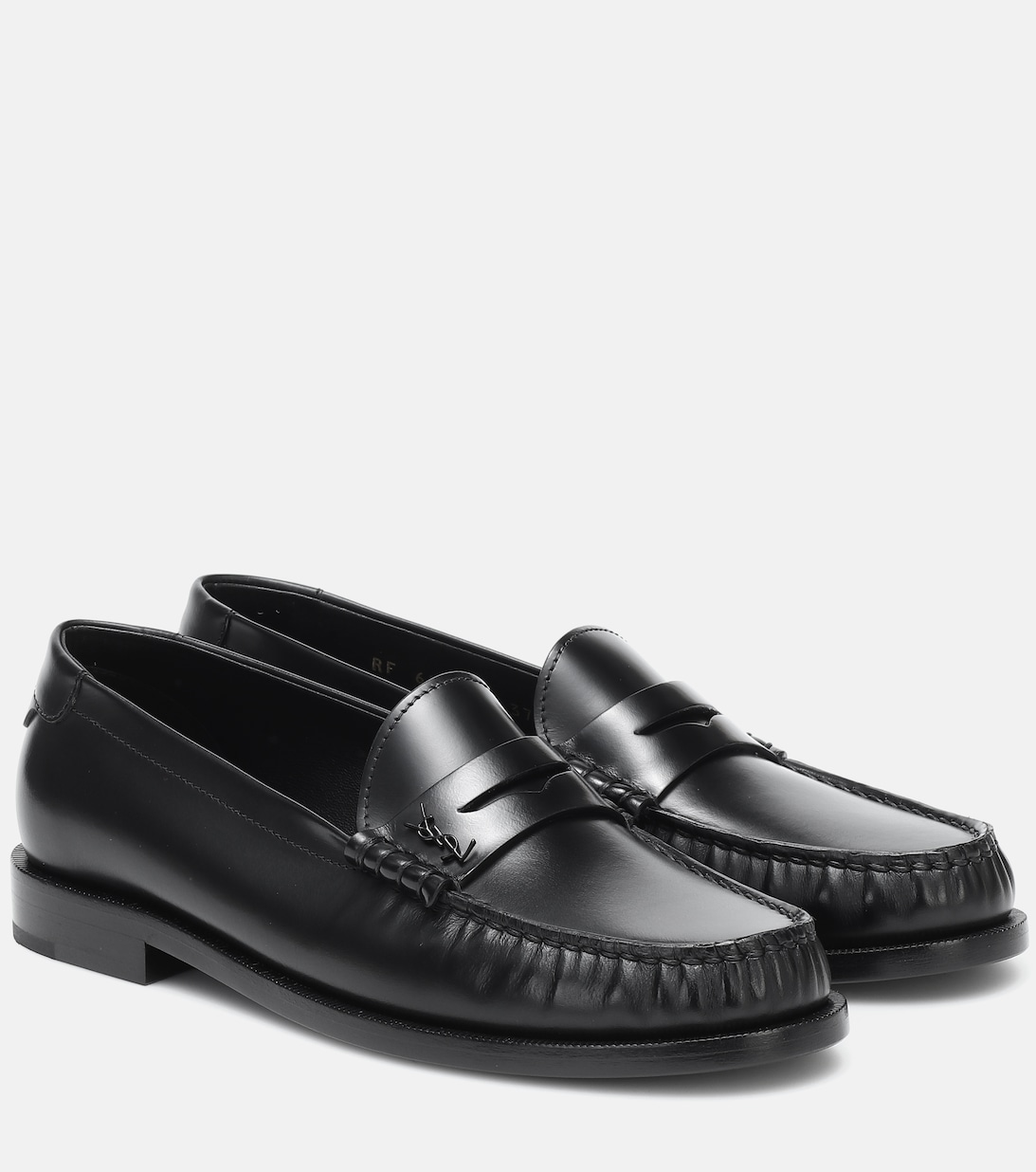 

Кожаные лоферы Le Loafer Saint Laurent, черный