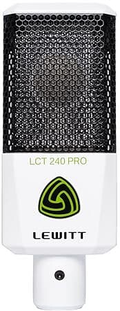 

Конденсаторный микрофон Lewitt LCT-240-PRO-WHT Large-Diaphragm Condenser Microphone