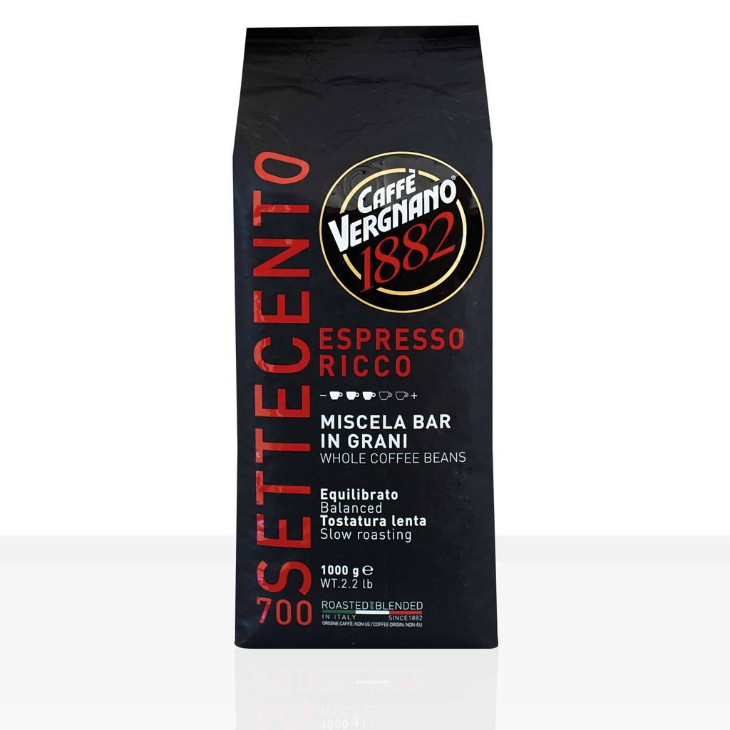 

Caffè Vergnano Espresso Ricco '700 - кофейные зерна 6 x 1 кг