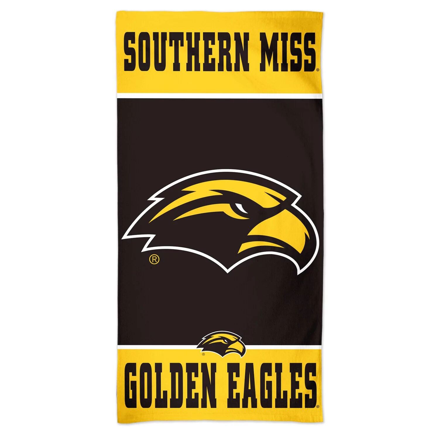 

Пляжное полотенце Spectra WinCraft Southern Miss Golden Eagles 30 x 60 дюймов