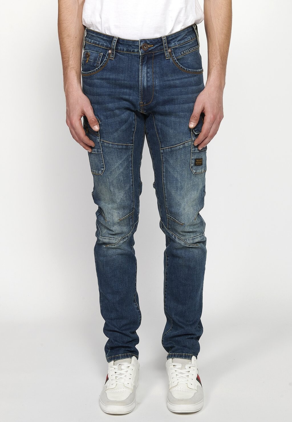 

Джинсы приталенного кроя Спецодежда Koroshi, цвет azul med medium blue