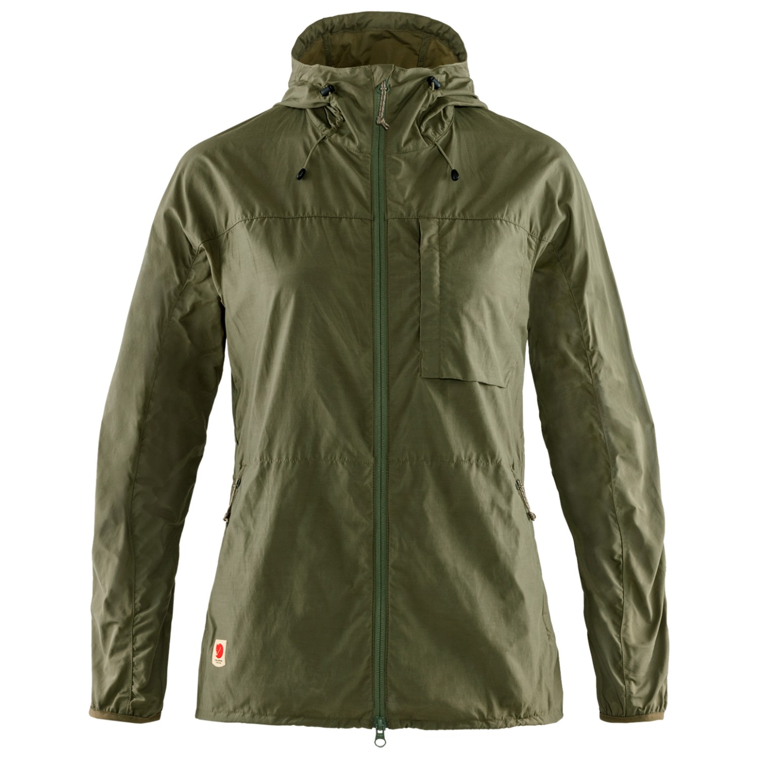 Ветровка Fjällräven Women's High Coast Wind, зеленый