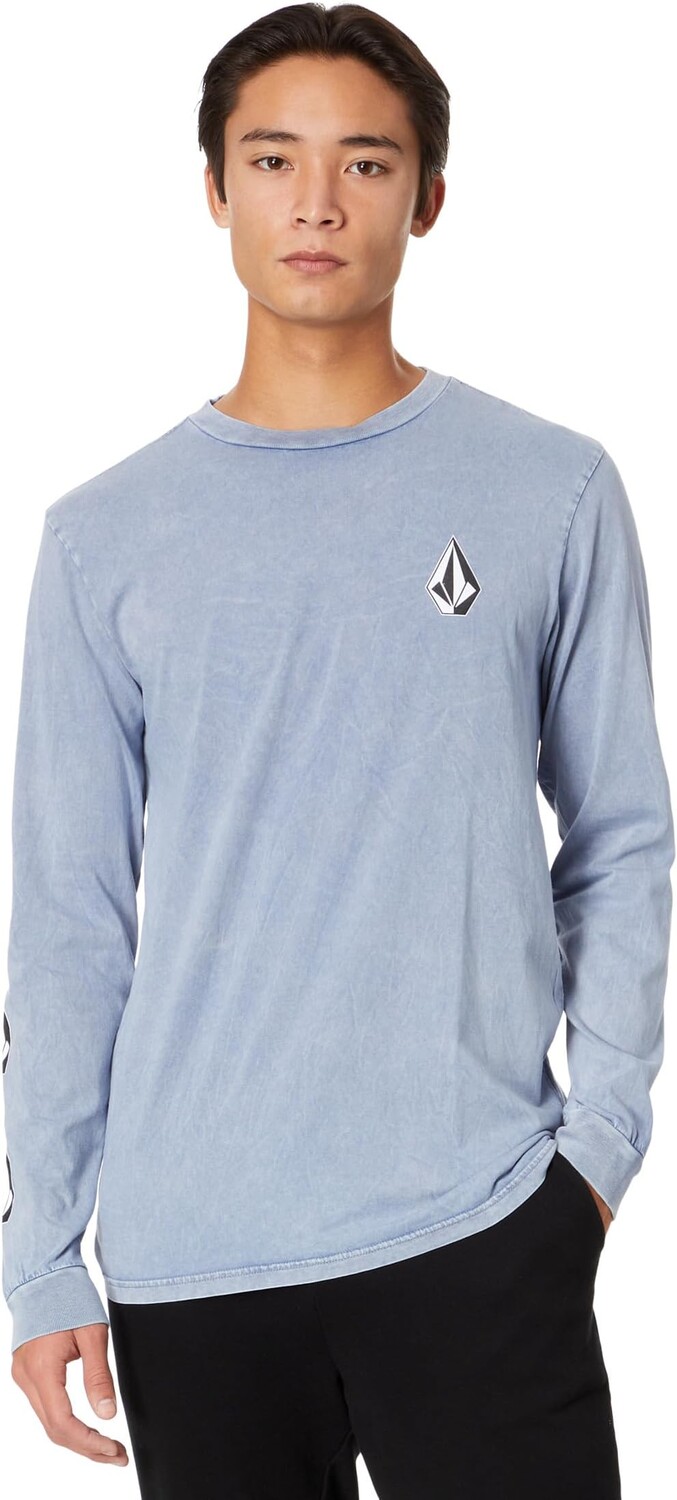 

Футболка с длинными рукавами Iconic Stone Plus Volcom, цвет Denim