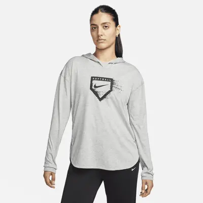 

Футболка Nike Dri-FIT, цвет Dark Grey Heather/Black