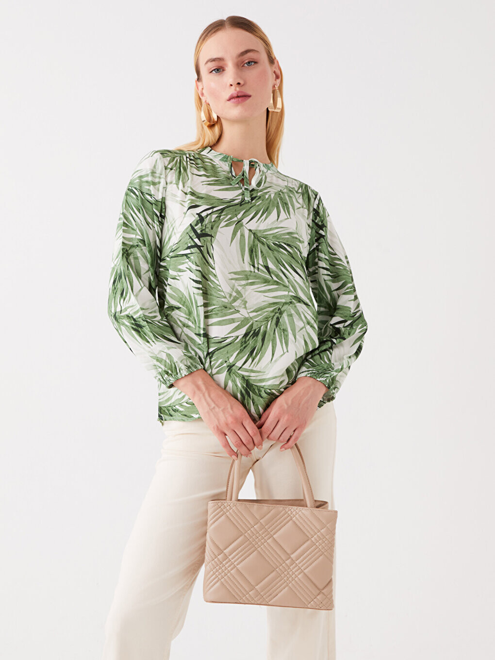 

Женская сумка через плечо с узором LCW ACCESSORIES, норка