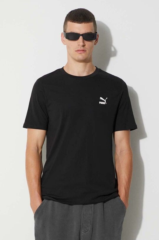 

Хлопковая футболка Puma, черный