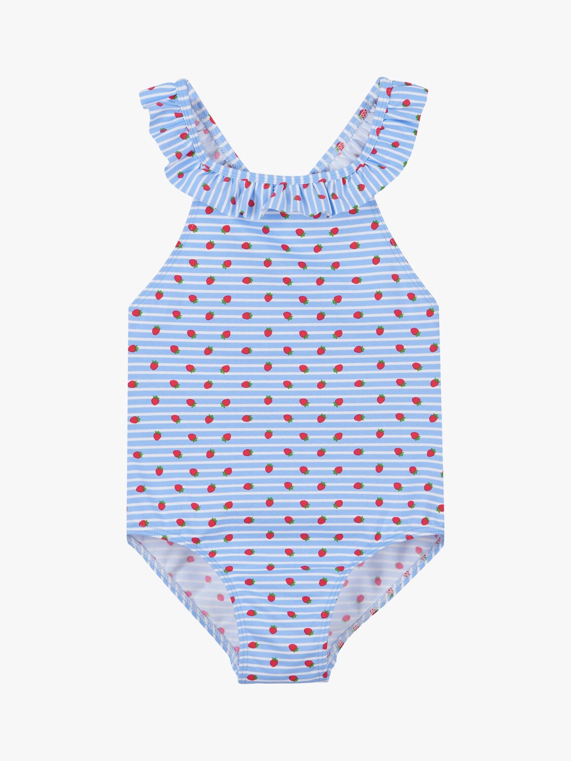

Купальник с баской Trotters Baby Strawberry, синий S/клубника