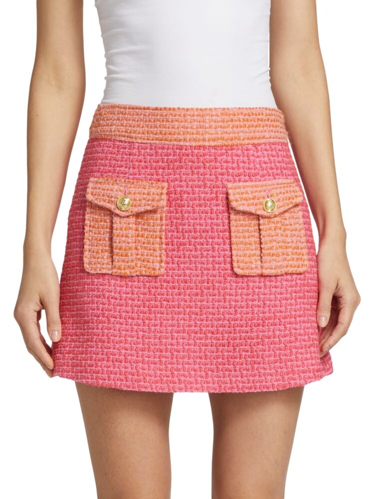 

Мини-юбка Rima в стиле милитари Derek Lam 10 Crosby, коралл