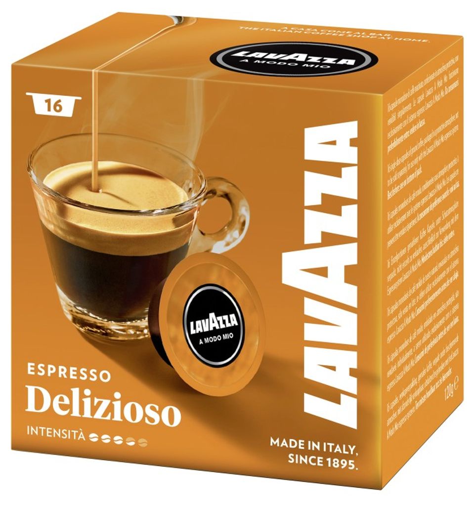 

Lavazza A Modo Mio Эспрессо Делициозо | 16 кофейных капсул