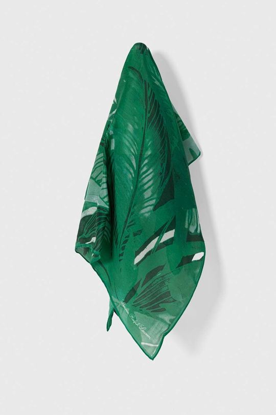 Шарф с оттенком шелка Lauren Ralph Lauren, зеленый