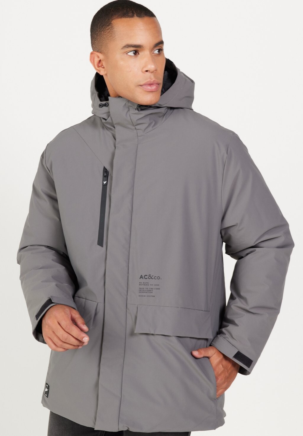 

Полупальто Standard Fit AC&CO / ALTINYILDIZ CLASSICS, цвет grey